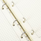 Тетрадь на кольцах 120 л., Brauberg, А5, 148х218 мм, "Main", "гладкая кожа", вырубка под кольца, клетка, коричневая Тетрадь на кольцах 120 л., Brauberg, А5, 148х218 мм, "Main", "гладкая кожа", вырубка под кольца, клетка, коричневая