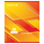 Тетрадь 40л Staff, Эконом, офсет №2, 60 г/м2, клетка, обложка мелованный картон, "Стандарт" Тетрадь 40л Staff, Эконом, офсет №2, 60 г/м2, клетка, обложка мелованный картон, "Стандарт"