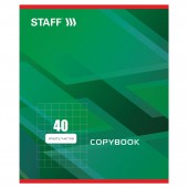 Тетрадь 40л Staff, Эконом, офсет №2, 60 г/м2, клетка, обложка мелованный картон, "Стандарт" Тетрадь 40л Staff, Эконом, офсет №2, 60 г/м2, клетка, обложка мелованный картон, "Стандарт"
