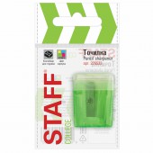 Точилка Staff "OfficeBox", с контейнером и крышкой, прямоугольная, тонированный ассорти Точилка Staff "OfficeBox", с контейнером и крышкой, прямоугольная, тонированный ассорти