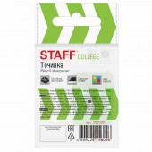 Точилка Staff "OfficeBox", с контейнером и крышкой, прямоугольная, тонированный ассорти Точилка Staff "OfficeBox", с контейнером и крышкой, прямоугольная, тонированный ассорти