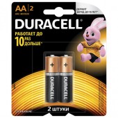 Батарейка Duracell Basic AA (LR06) 2BL 2шт/уп