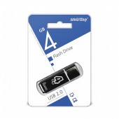 Память Smart Buy USB Flash   4GB Glossy черный