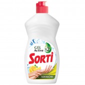 Жидкость для мытья посуды "Sorti" "Лимон" ,0,45л