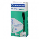 Маркер для CD/DVD Centropen "4606" красный, 1мм Маркер для CD/DVD Centropen "4606" красный, 1мм