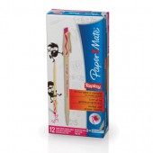 Ручка шариковая"Пиши-стирай" Paper Mate "Replay", линия 1 мм, розовая