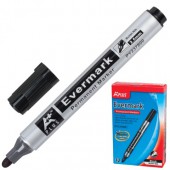 Маркер перманентный (нестираемый) "A Plus", круглый наконечник 2,5 мм, черный Маркер перманентный (нестираемый) "A Plus", круглый наконечник 2,5 мм, черный