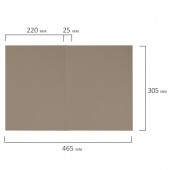 Папка "Дело" картонная (без скоросшивателя) Офисмаг, гарантированная плотность 280 г/м2, до 200 л.