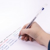 Ручки гелевые Brauberg, набор 4 шт., "Jet", узел 0,5 мм, линия 0,35мм подвес, (синяя, черная, красная, зеленая)
