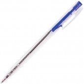Ручка шариковая автоматическая Staff, корпус прозрачный узел 0,7 мм линия 0,35мм синяя