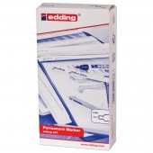 Маркер перманентный (нестираемый) Edding 400, заправляемый, тонкий наконечник 1 мм, черный, E-400/1 Маркер перманентный (нестираемый) Edding 400, заправляемый, тонкий наконечник 1 мм, черный, E-400/1