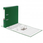 Папка-регистратор А4, 50мм Офисмаг покрытие из ПВХ, , зеленая