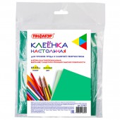 Клеёнка настольная Пифагор для уроков труда, ПВХ, зеленая, 69х40 см Клеёнка настольная Пифагор для уроков труда, ПВХ, зеленая, 69х40 см