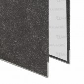 Папка-регистратор А4, 80мм Brauberg усиленный корешок, мраморное покрытие с уголком, черная