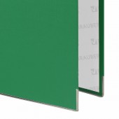 Папка-регистратор А4, 80мм Brauberg с покрытием из ПВХ уголком, зеленая (удвоенный срок службы)