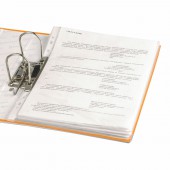 Папка-регистратор А4, 80мм Brauberg с покрытием из ПВХ уголком, оранжевая (удвоенный срок службы)