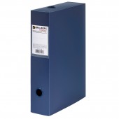 Короб архивный Brauberg "Energy", пластик, 7 см (на 600 л.), разборный, синий Короб архивный Brauberg "Energy", пластик, 7 см (на 600 л.), разборный, синий