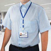 Лента для бейджей Brauberg, 45 см, съемный пластиковый клип-замок с петелькой, синяя Лента для бейджей Brauberg, 45 см, съемный пластиковый клип-замок с петелькой, синяя