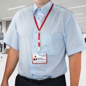 Лента для бейджей Brauberg, 45 см, съемный пластиковый клип-замок с петелькой, красная Лента для бейджей Brauberg, 45 см, съемный пластиковый клип-замок с петелькой, красная