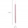 Стержень шариковый масляный Brauberg, 140мм, игольчатый узел 0,7мм, линия 0,35мм, красный
