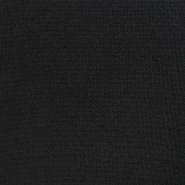 Стул для персонала и посетителей "ИЗО", хромированный каркас, черная ткань, В-14