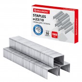 Скобы для степлера №23/10 Brauberg, 1000 штук, до 50 листов Скобы для степлера №23/10 Brauberg, 1000 штук, до 50 листов