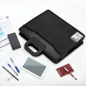 Папка-портфель пластик Brauberg, 390х320х120 мм, фактура под дерево, 4 отделения, черный Папка-портфель пластик Brauberg, 390х320х120 мм, фактура под дерево, 4 отделения, черный