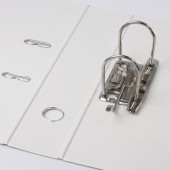 Папка-регистратор А4, 70мм Brauberg с двухсторонним покрытием из ПВХбелая