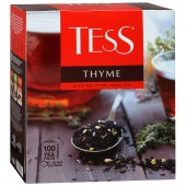 Чай Tess Thyme черный с чабрецом и цедрой лимона 100 пакетиков