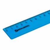 Линейка 30 см, Brauberg, прозрачная, тонированная Линейка 30 см, Brauberg, прозрачная, тонированная