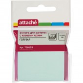 Стикеры Attache 51х51 мм пастельные голубые (1 блок, 100 листов)