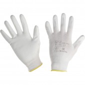 Перчатки трикотажные нейлоновые с полиуретановым покрытием (размер 7, S)