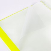Папка 40 вкладышей Brauberg "Neon", 25 мм, неоновая желтая, 700 мкм Папка 40 вкладышей Brauberg "Neon", 25 мм, неоновая желтая, 700 мкм