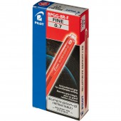 Ручка шариковая масляная автоматическая Pilot Super Grip BPGG-8R-F-R красная, толщина линии 0,22 мм