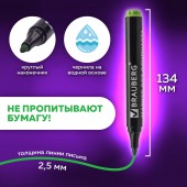 Маркеры для флипчарта Brauberg, набор 4 шт., непропитывающие, круглые, 2,5 мм, (черный, синий, красный, зеленый) Маркеры для флипчарта Brauberg, набор 4 шт., непропитывающие, круглые, 2,5 мм, (черный, синий, красный, зеленый)