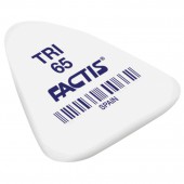 Ластик Factis TRI 65 (Испания), треугольная, 36х33х6 мм, мягкая, синтетический каучук,