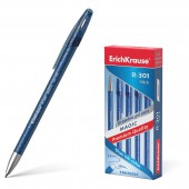 Ручка стираемая гелевая Erich Krause "R-301 Magic Gel", синяя, корпус синий, узел 0,5 мм, линия письма 0,4