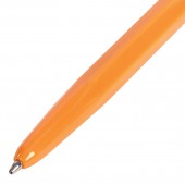 Ручка шариковая Brauberg "Orange Line", синяя корпус оранжевый, узел 1 толщина линии 0,5 мм,