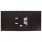Папка-регистратор Brauberg Extra, 75 мм, черная, двустороннее покрытие пластик, металлический уголок