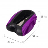 Точилка Brauberg "Space Neon", пластиковая, корпус ассорти Точилка Brauberg "Space Neon", пластиковая, корпус ассорти