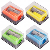 Точилка Brauberg "Assistant Mini", с контейнером, пластиковая, корпус ассорти Точилка Brauberg "Assistant Mini", с контейнером, пластиковая, корпус ассорти