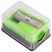 Точилка Brauberg "Assistant Mini", с контейнером, пластиковая, корпус ассорти Точилка Brauberg "Assistant Mini", с контейнером, пластиковая, корпус ассорти