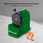 Точилка механическая Brauberg "JET", металлический механизм, корпус зеленый Точилка механическая Brauberg "JET", металлический механизм, корпус зеленый
