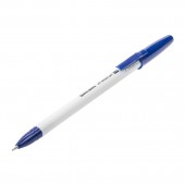 Ручка шариковая масляная Brauberg Stick Medium, синяя, узел 1 мм, линия письма 0,5