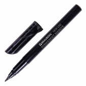 Маркер перманентный (нестираемый) Brauberg нью LINE, черный, круглый наконечник 2 мм, Маркер перманентный (нестираемый) Brauberg нью LINE, черный, круглый наконечник 2 мм,