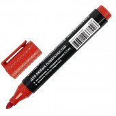 Маркер перманентный Ultra Marker, Красный 3,5 мм, с клипом, Brauberg Маркер перманентный Ultra Marker, Красный 3,5 мм, с клипом, Brauberg