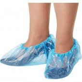 Бахилы одноразовые п/э 2,5 гр голубые (50 пар/уп) Бахилы одноразовые п/э 2,5 гр голубые (50 пар/уп)