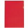 Папка-уголок Brauberg, красная 0,10 мм