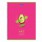 Тетрадь А4, 96 л., Brauberg, гребень, клетка, глянцевый лак, "Avocado" Тетрадь А4, 96 л., Brauberg, гребень, клетка, глянцевый лак, "Avocado"