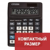 Калькулятор настольный Citizen Business Line CMB1001BK, 136x100 мм, 10 разрядов, двойное питание